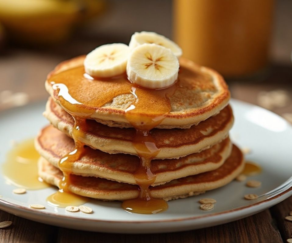 Pancakes de avena y proteína
